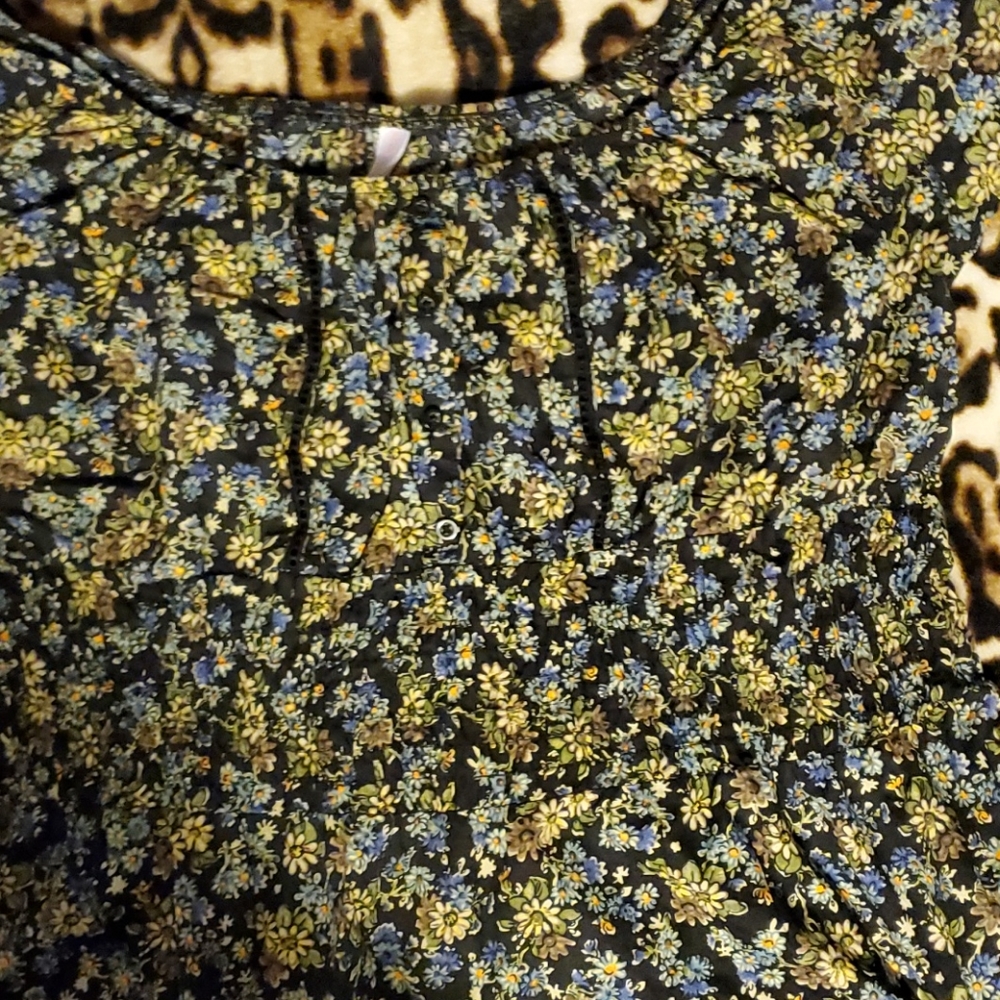 Flowered blouse